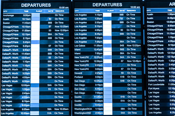istock San Francisco Intl. Airport - Day Timetable 455291595