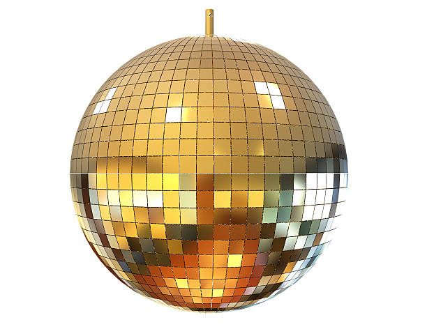 Disco Ball Mirrors 3d Rendering Stock Photo - Download Image Now - Disco  Ball, Gold - Metal, Gold Colored - iStock