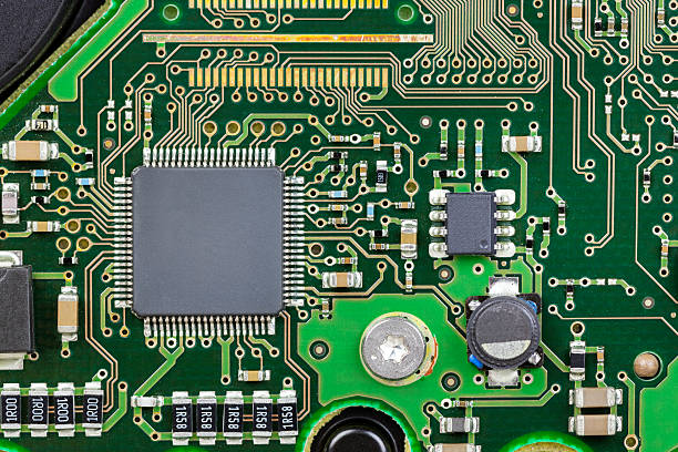 motherboard - circuit board connection block computer mother board - fotografias e filmes do acervo