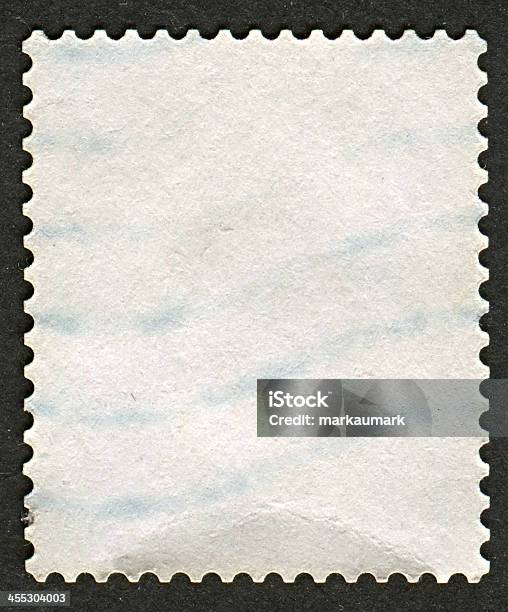 The Reverse Side Of A Postage Stamp Stock Photo - Download Image Now - Backgrounds, Cluttered, Correspondence