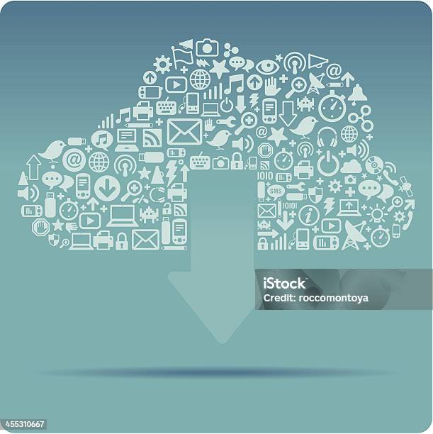 Scarica Il Cloud Computing - Immagini vettoriali stock e altre immagini di Affari internazionali - Affari internazionali, Attrezzatura informatica, Cliente