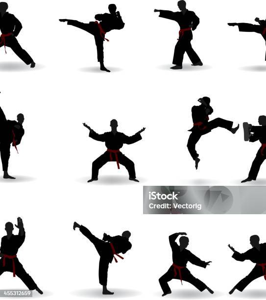 Martial Arts Stock Illustration - Download Image Now - Martial Arts, Karate, Kung Fu