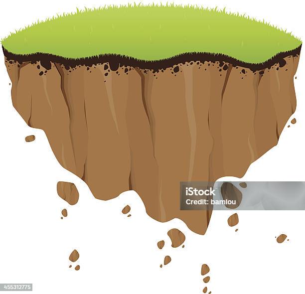 Floating Island Stock Illustration - Download Image Now - Mid-Air, Island, Land