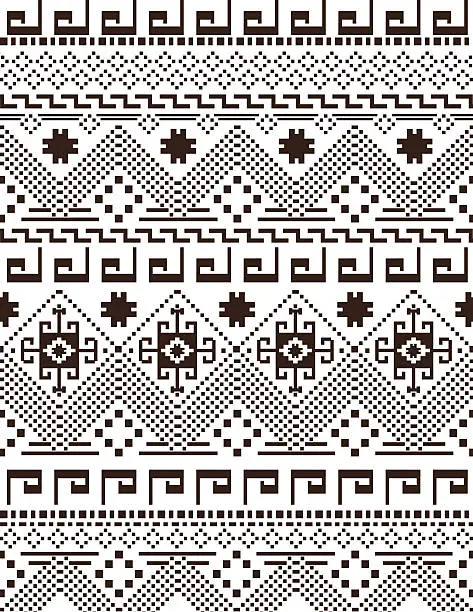 Vector illustration of peruvian blanket