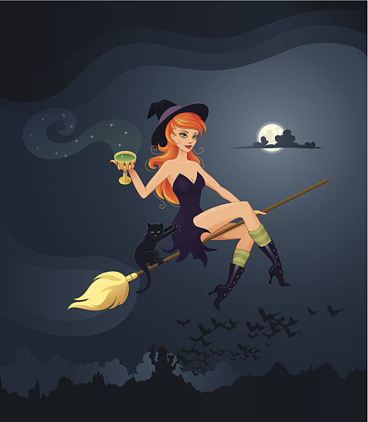 ilustrações, clipart, desenhos animados e ícones de bruxa - walpurgis