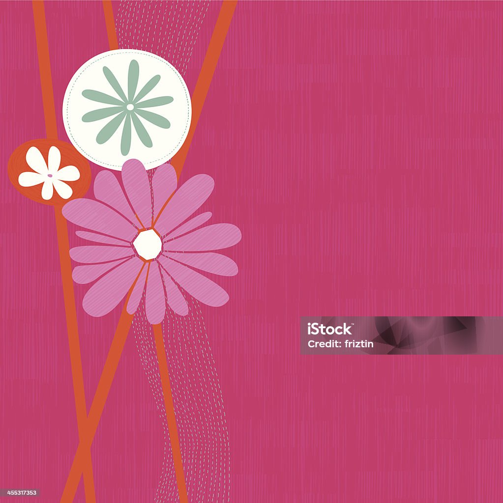 Abstrakte Blumen Hintergrund - Lizenzfrei Blume Vektorgrafik