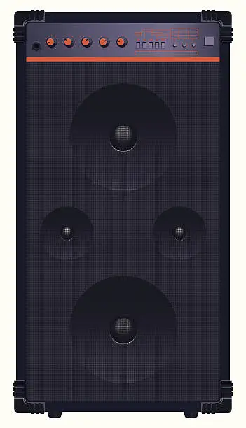 Vector illustration of Amplifier