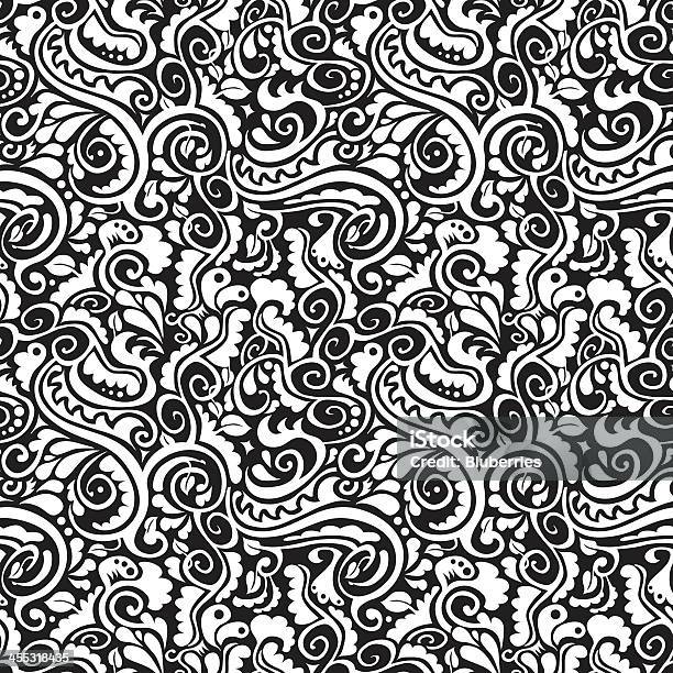 Pattern Wimsy Whimsy Floral Pattern Stock Illustration - Download Image Now - Paisley ...