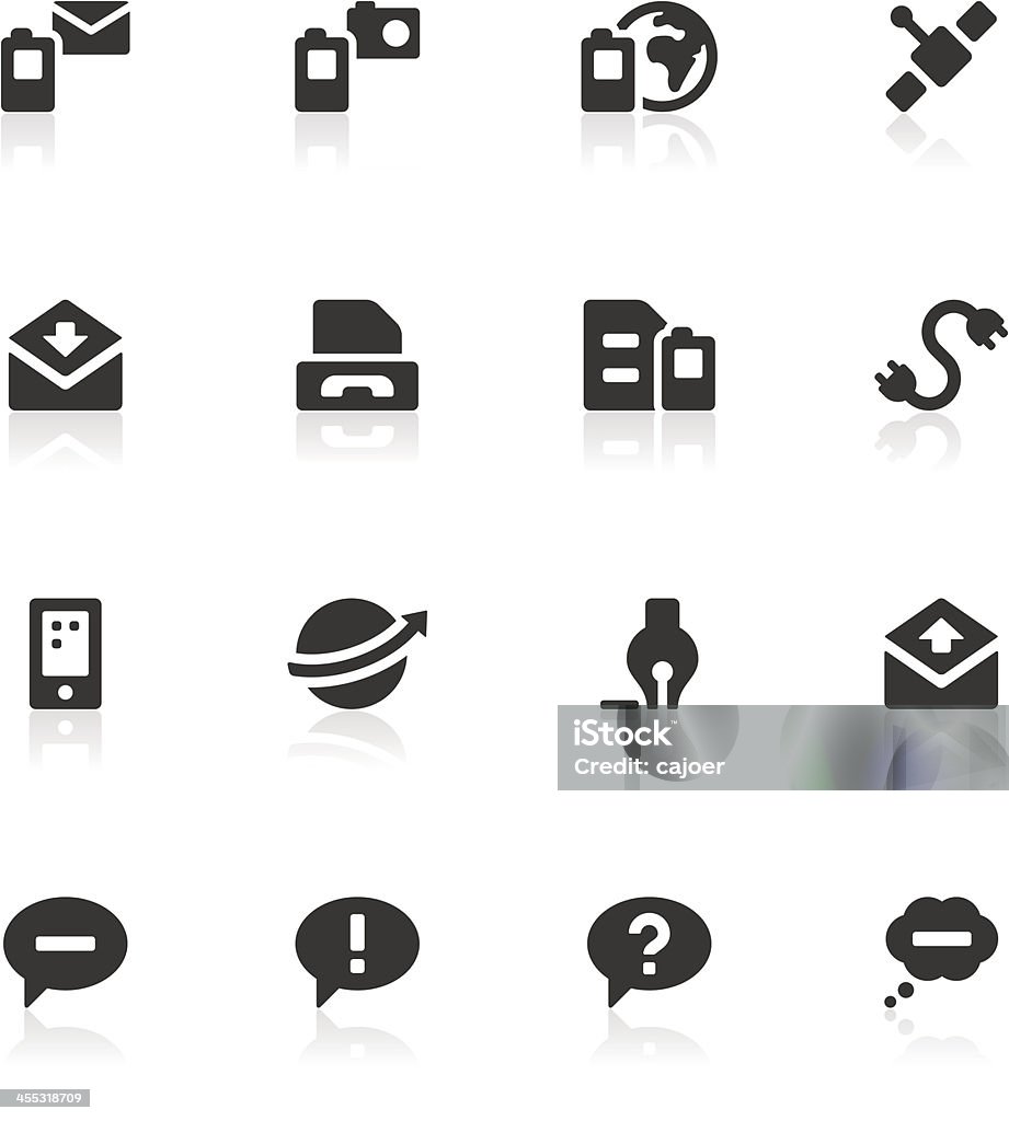 Iconos de comunicación - arte vectorial de Correo electrónico libre de derechos