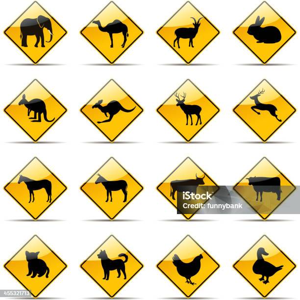 Animal Sign Pattern Animal Sign Set Stock Illustration - Download Image Now - Camel, Icon ...
