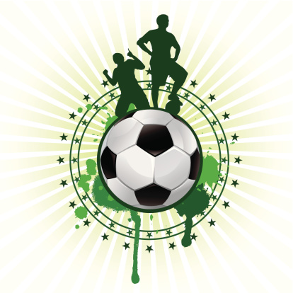 Ilustración de Vector Emblema Con Pelota De Fútbol Y Sportsmans y más Vectores Libres de Derechos de Actividad - Actividad, Atleta - Papel social, Conceptos - iStock Ilustración de Vector Emblema Con Pelota De Fútbol Y Sportsmans y más Vectores Libres de Derechos de Actividad - Actividad, Atleta - Papel social, Conceptos - iStock