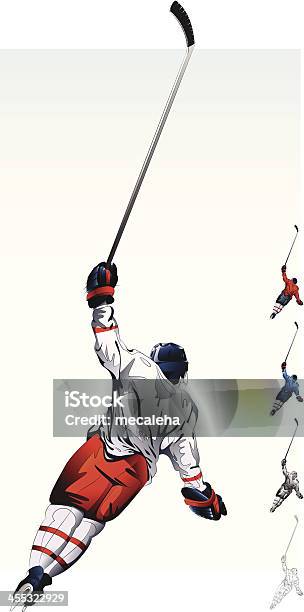 Hockey - Immagini vettoriali stock e altre immagini di Festeggiamento - Festeggiamento, Hockey su ghiaccio, Bastone da hockey