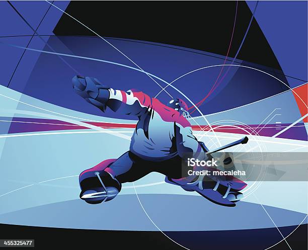 Hockey Goalie Stock Illustration - Download Image Now - Goalie, Hockey, Vector