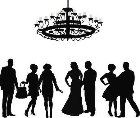 Formal Attire Vector Silhouette Stock Illustration - Download Image Now ...