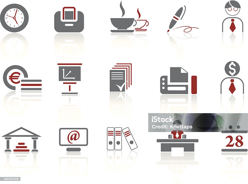 Simple icons- affaires - clipart vectoriel de Activité bancaire libre de droits