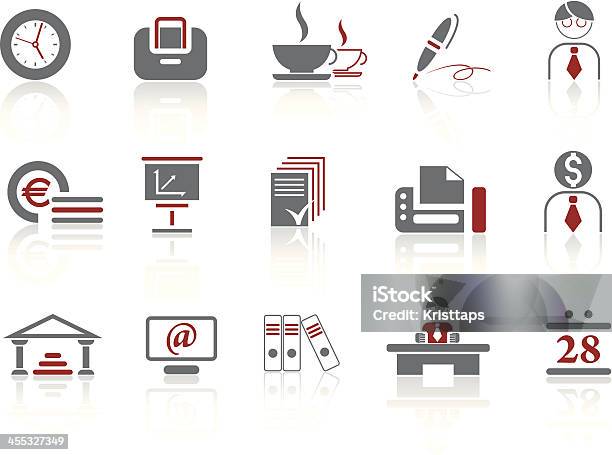 Vetores de Negócios Simples Icons e mais imagens de A Data - A Data, Aparelho de fax, Assinar