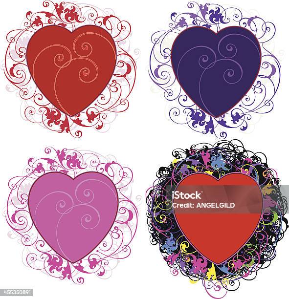 San Valentino - Immagini vettoriali stock e altre immagini di Incrociare - Incrociare, Simbolo di cuore, Amore