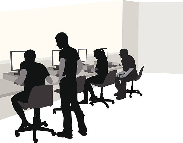 Computer Lab Silolette 30+ Computer Lab Silhouette Stock Photos, Pictures & Royalty-Free ...