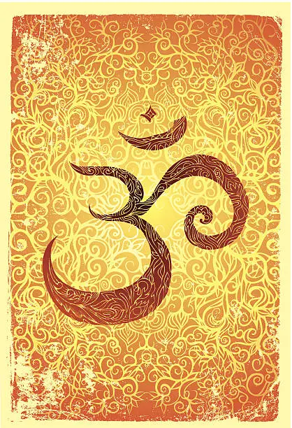 Vector illustration of Om