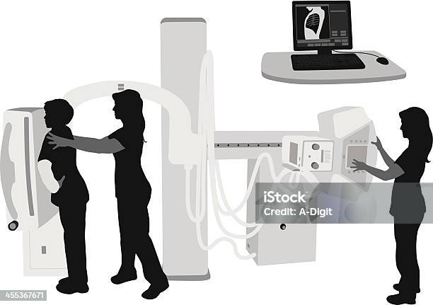 X선 방사선 전문의에 대한 스톡 벡터 아트 및 기타 이미지 - 방사선 전문의, 만화, 실루엣