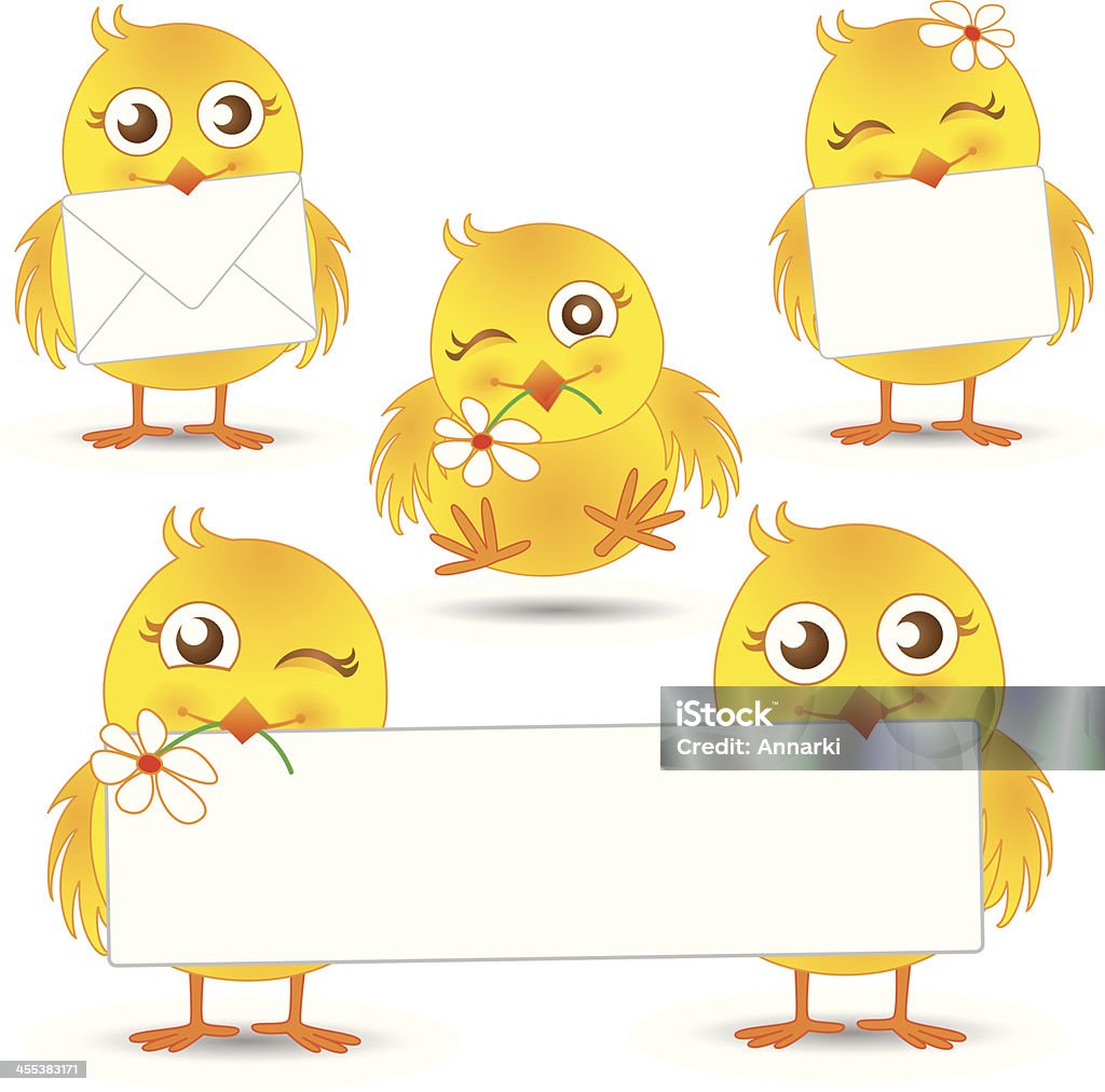 Felices Pascuas - arte vectorial de Gallina - Ave de corral libre de derechos