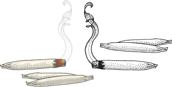 Marijuana Joints, Doobies or Cigarettes