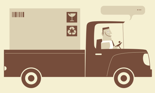 Vector illustration – Delivery Truck. 