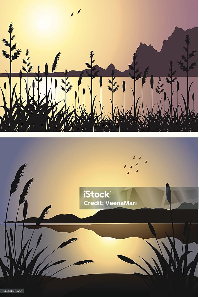 Sunset Sunset Background.Please visit my lightboxes. Animal Markings stock vector