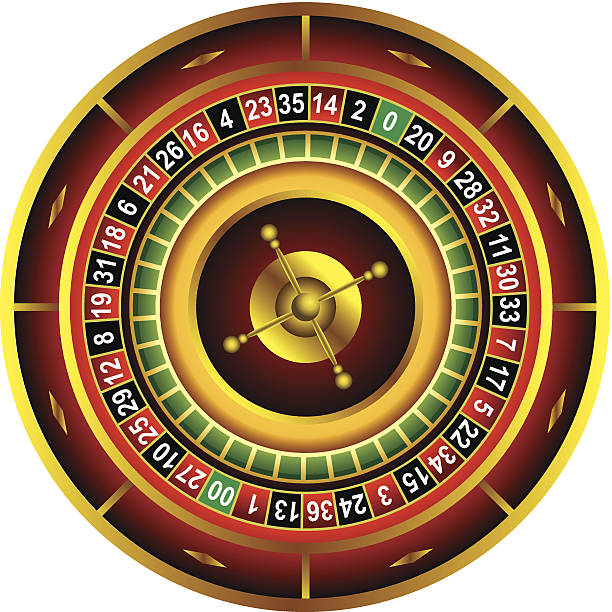 ilustraciones, imágenes clip art, dibujos animados e iconos de stock de rueda de ruleta - roulette wheel