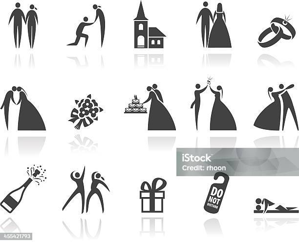 Wedding Icons Stock Illustration - Download Image Now - Icon Symbol, Wedding, Bride