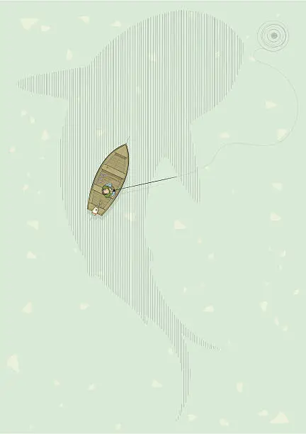 Vector illustration of Fishing Trip