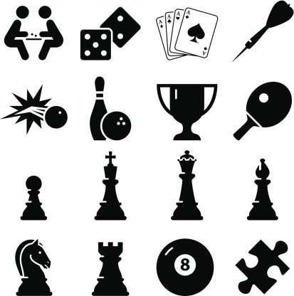 Game icon set. Professional icons for your print project or Web site. See more in this series.