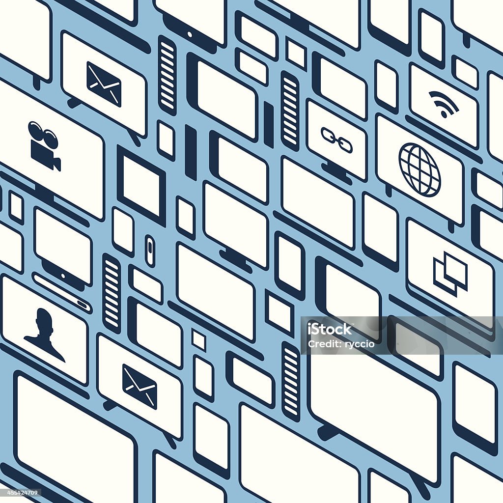 It Pattern Image Seamless Screen And Technology Pattern Stock Illustration - Download ...