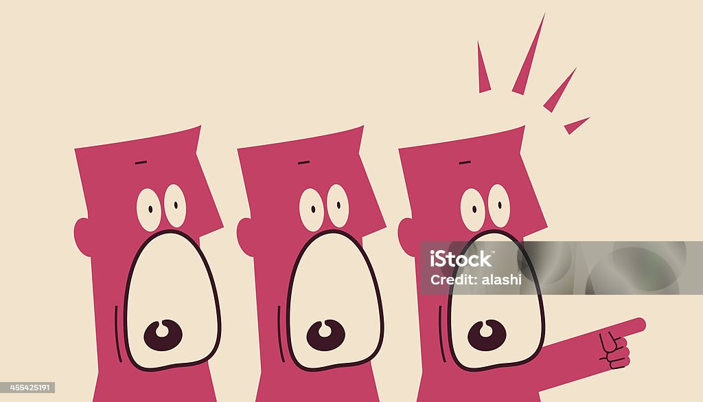 Gasping Vector illustration – Gasping. Gasping stock vector