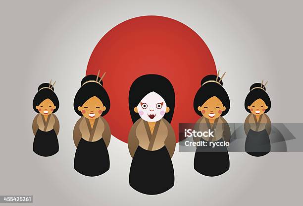 Japan Womens Stock Vektor Art und mehr Bilder von Asiatische Kultur - Asiatische Kultur, Asiatischer und Indischer Abstammung, Asien