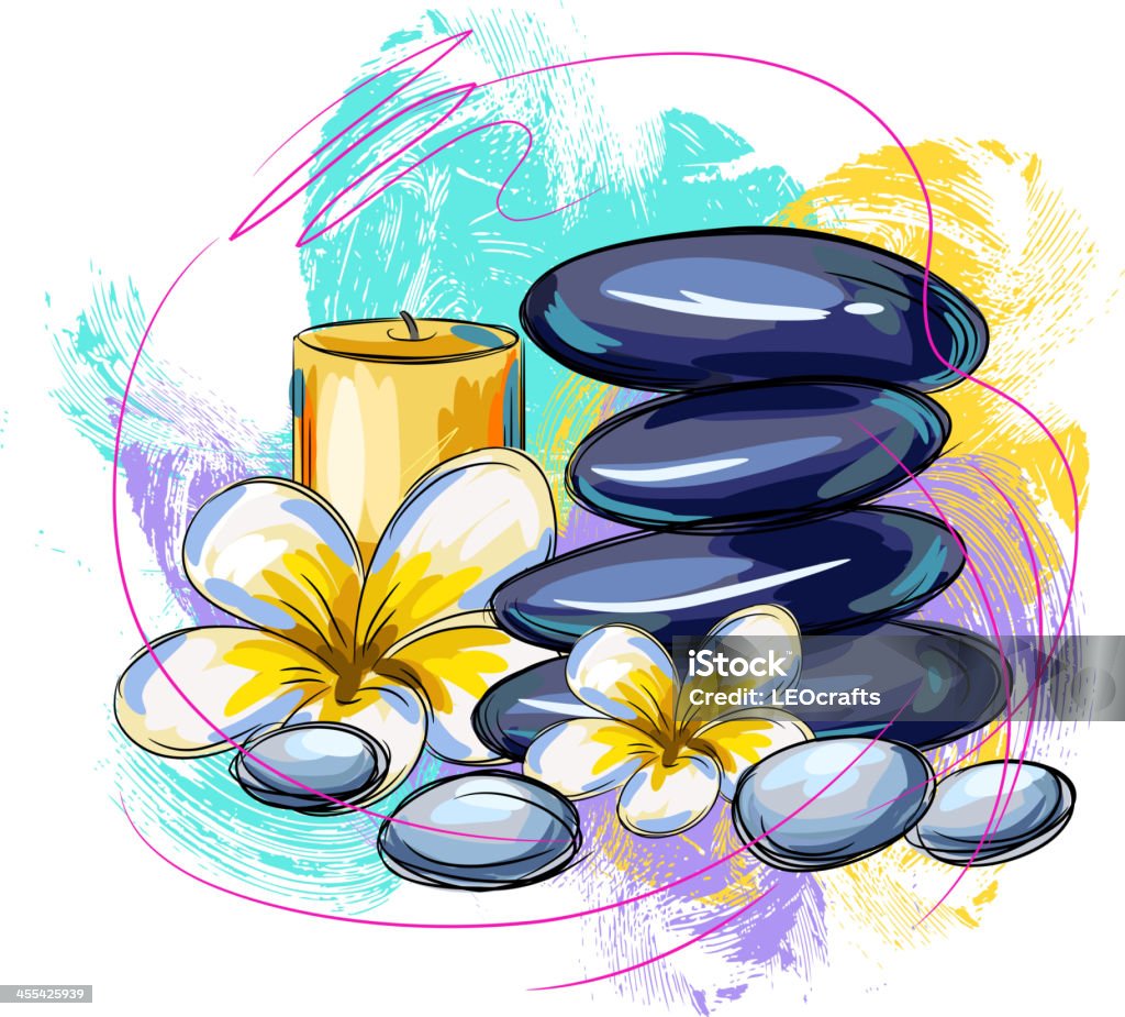 Colorful Spa Background Colorful Spa Background, all elements are in separate layers and grouped, please visit my portfolio for more options. Art stock vector