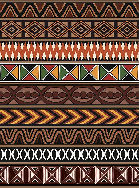 Vector illustration of African Patterns