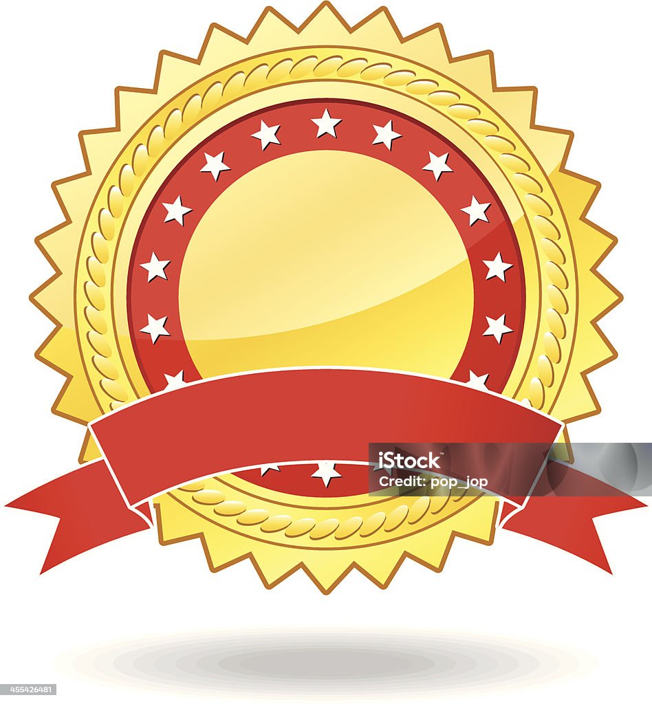 Best quality Vector illustration of golden label with space for copy Agreement stock vector