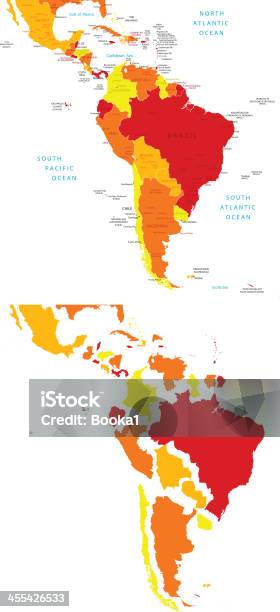 Sud America Mappa - Immagini vettoriali stock e altre immagini di America del Sud - America del Sud, Argentina - America del Sud, Arte, Cultura e Spettacolo