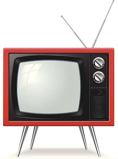 Vector illustration of Retro TV