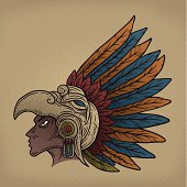 istock Aztec Warrior 455427493