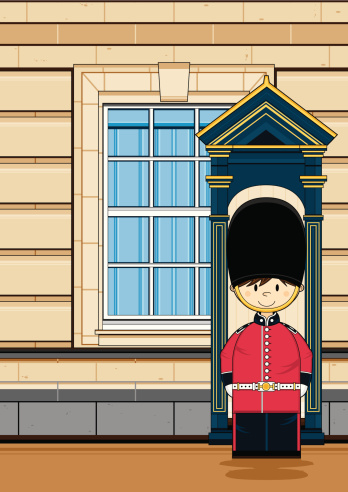 Cute British Royal Guard at the Palace