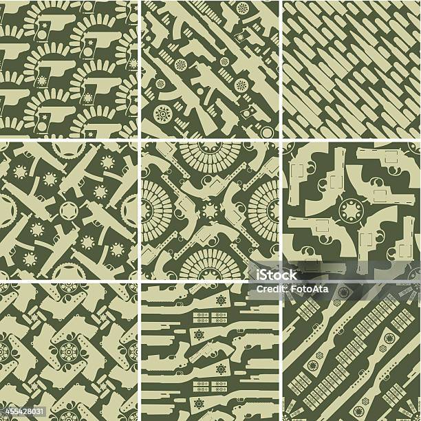 Weapon Pattern Pattern Of Weapon Stock Illustration - Download Image Now - Backgrounds ...