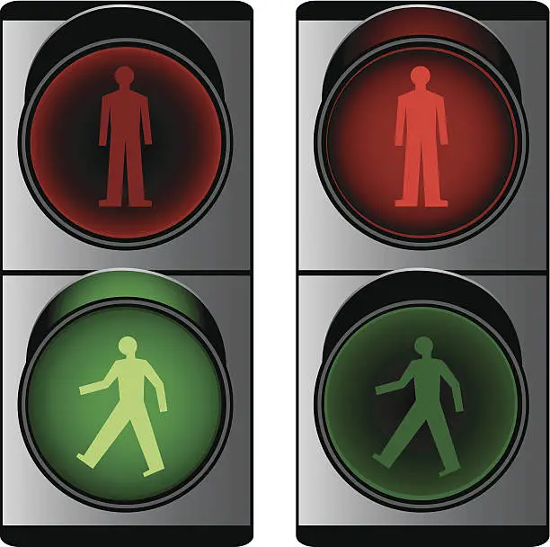 Vector illustration of Traffic Lights