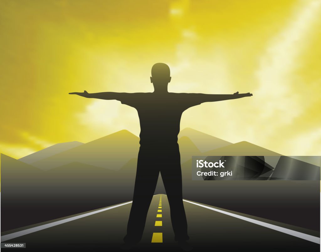 Freedom Men Vector Freedom Stock Illustration - Download Image Now - Adult, Adventure ...
