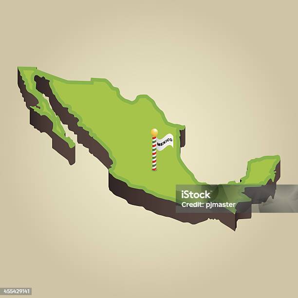 Carte 3d De Mexico Vecteurs libres de droits et plus d'images vectorielles de Mexique - Mexique, Carte, Perspective isométrique