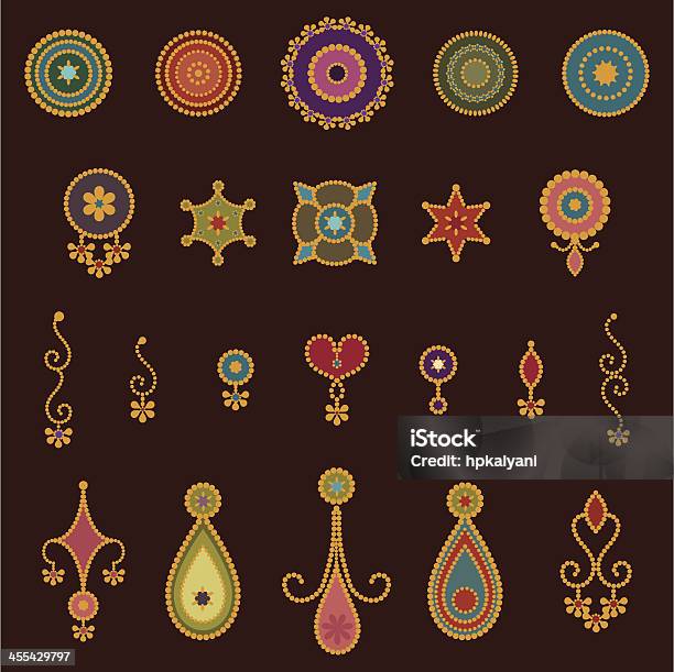 Bindi Projekty - Stockowe grafiki wektorowe i więcej obrazów Biżuteria - Biżuteria, Kultura indyjska, Akcesorium osobiste