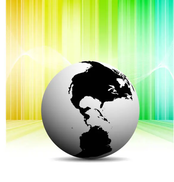 Vector illustration of Globe