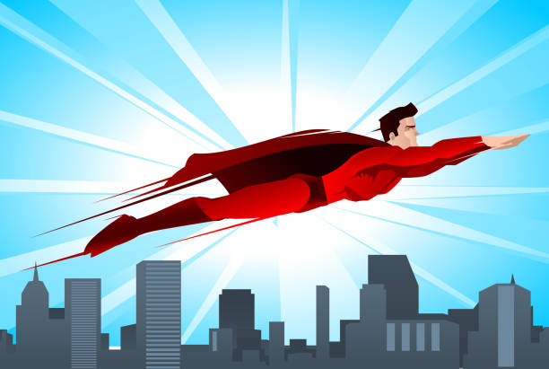 Superman Volando - Banco de fotos e imágenes de stock - iStock Superman Volando - Banco de fotos e imágenes de stock - iStock