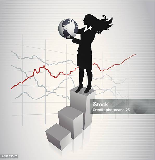 Women Rules The World Stock Illustration - Download Image Now - Finance, Three Dimensional, World Map